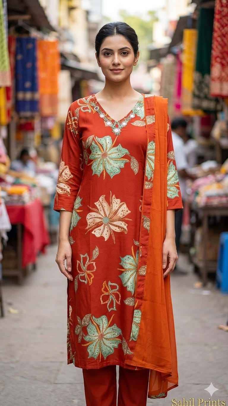 1915 Red Hit Design By Fashid Designer Festive Suits Beautiful Fancy Stylish Colorful Party Wear & Occasional Wear Pure Soft cotton printed Dresses At Wholesale Price